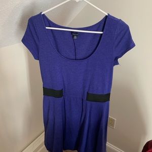 Blue Dress w/ Black Belt